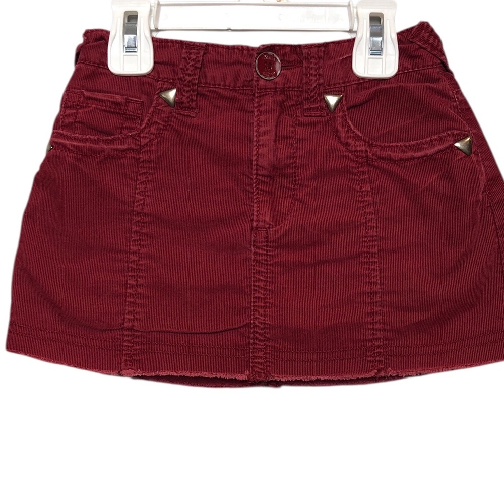Guess Burgundy Corduroy Skort girls size 6